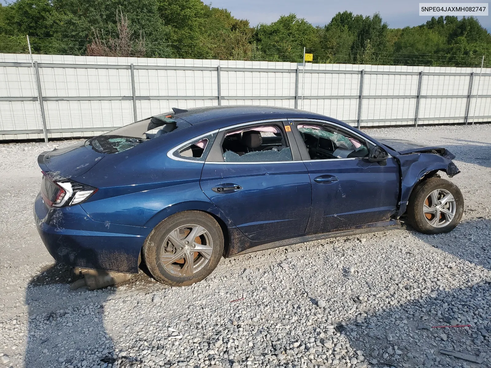 5NPEG4JAXMH082747 2021 Hyundai Sonata Se