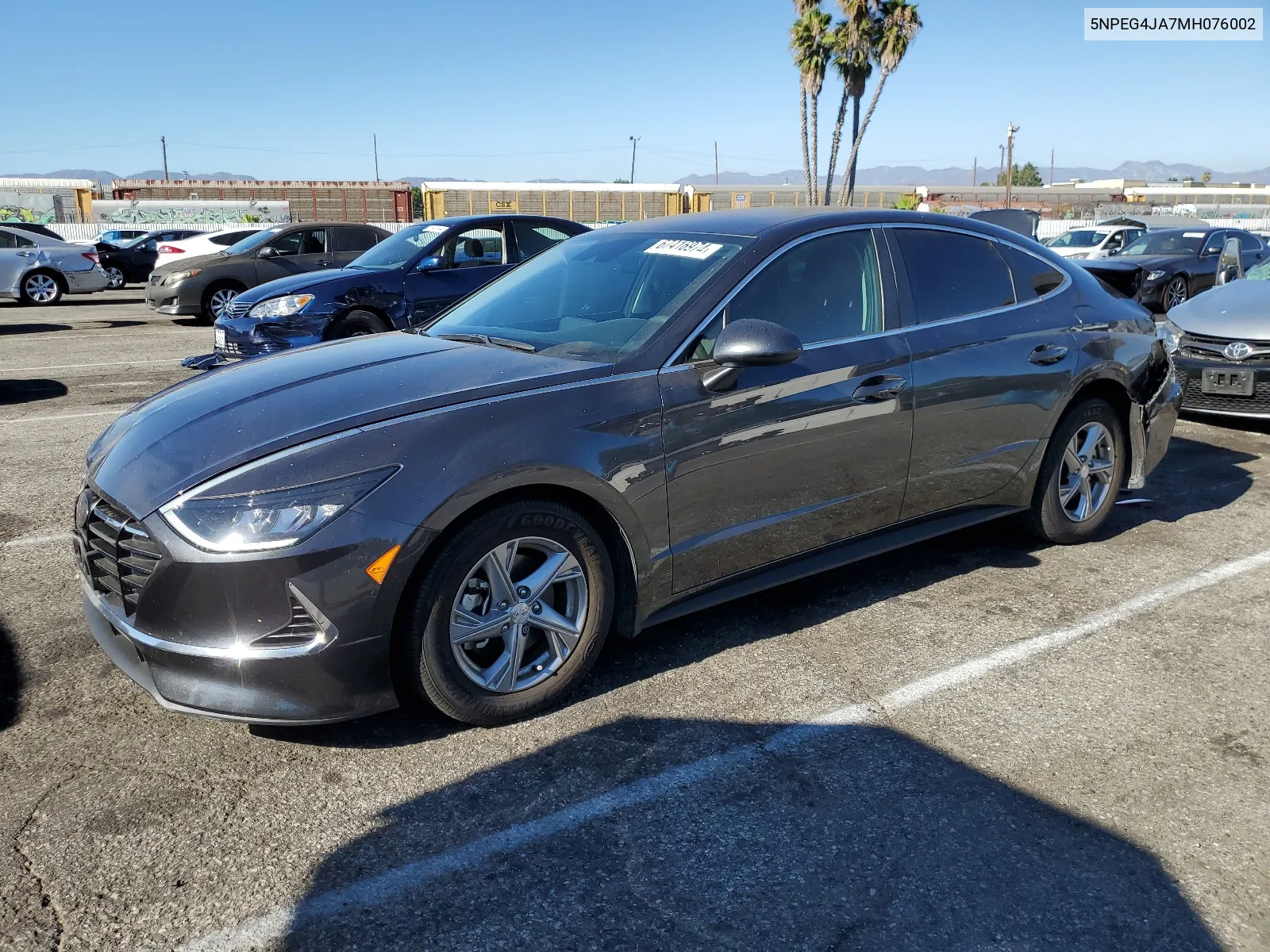 2021 Hyundai Sonata Se VIN: 5NPEG4JA7MH076002 Lot: 67416974