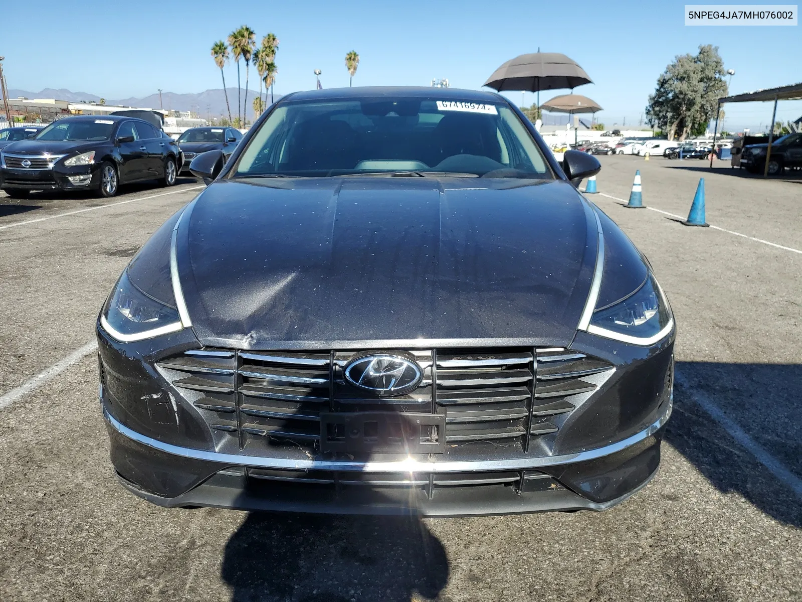 2021 Hyundai Sonata Se VIN: 5NPEG4JA7MH076002 Lot: 67416974