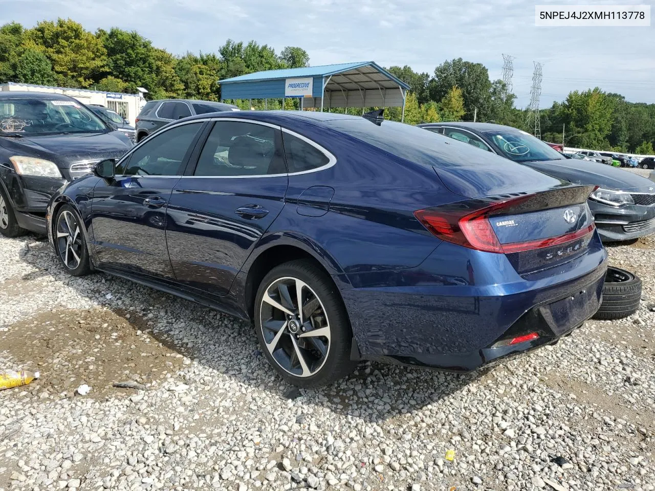 2021 Hyundai Sonata Sel Plus VIN: 5NPEJ4J2XMH113778 Lot: 67466114