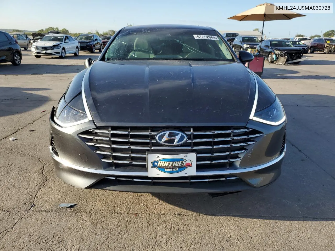 2021 Hyundai Sonata Hybrid VIN: KMHL24JJ9MA030728 Lot: 67662964