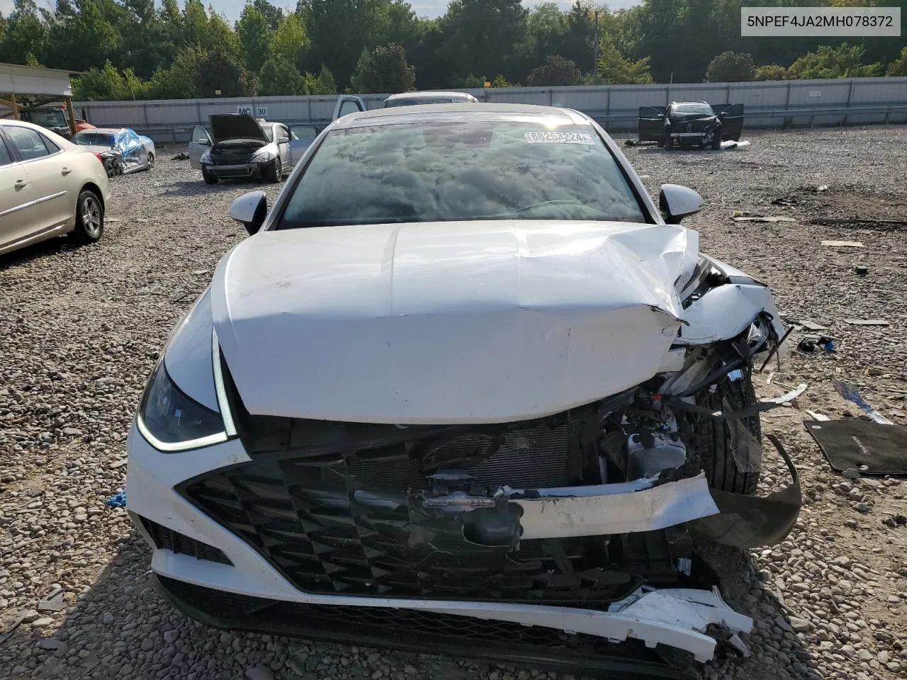 2021 Hyundai Sonata Sel VIN: 5NPEF4JA2MH078372 Lot: 68253224