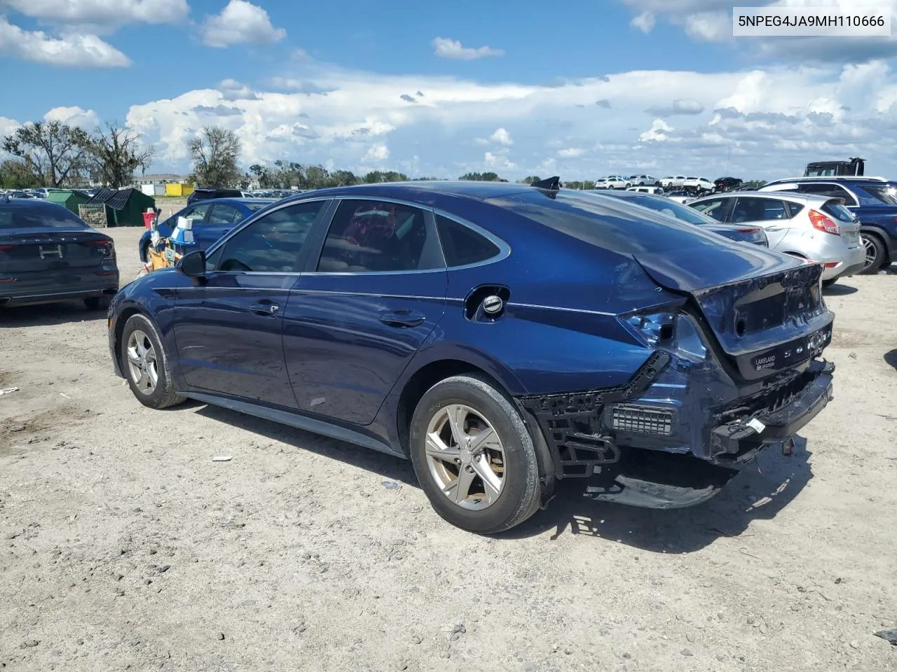 2021 Hyundai Sonata Se VIN: 5NPEG4JA9MH110666 Lot: 68448184