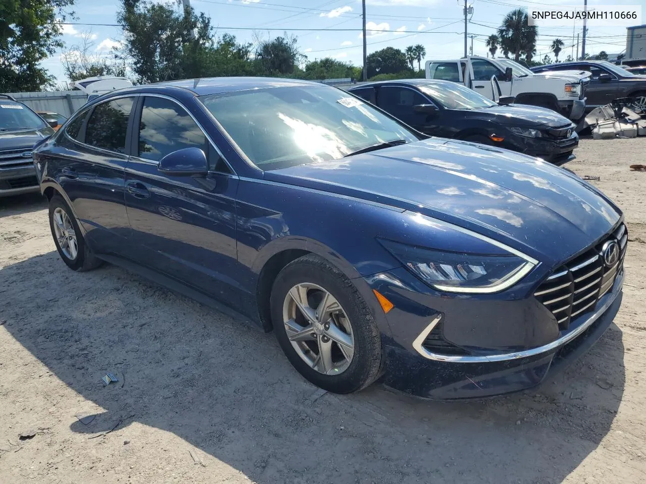 2021 Hyundai Sonata Se VIN: 5NPEG4JA9MH110666 Lot: 68448184