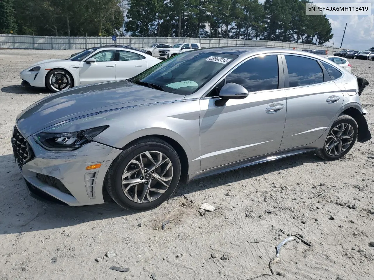 2021 Hyundai Sonata Sel VIN: 5NPEF4JA6MH118419 Lot: 68560714