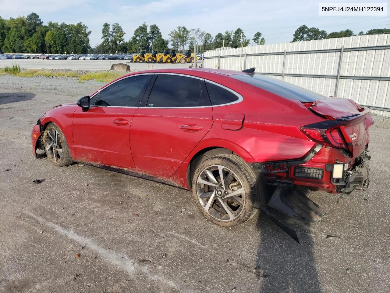 5NPEJ4J24MH122394 2021 Hyundai Sonata Sel Plus