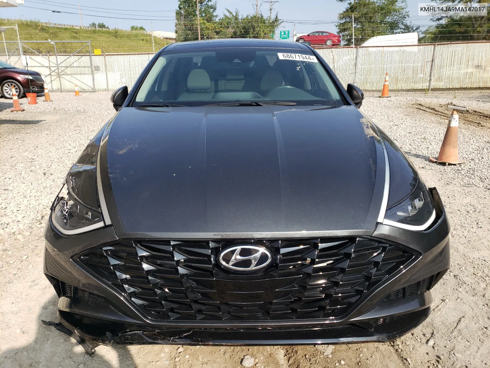 2021 Hyundai Sonata Sel VIN: KMHL14JA9MA147017 Lot: 68671944