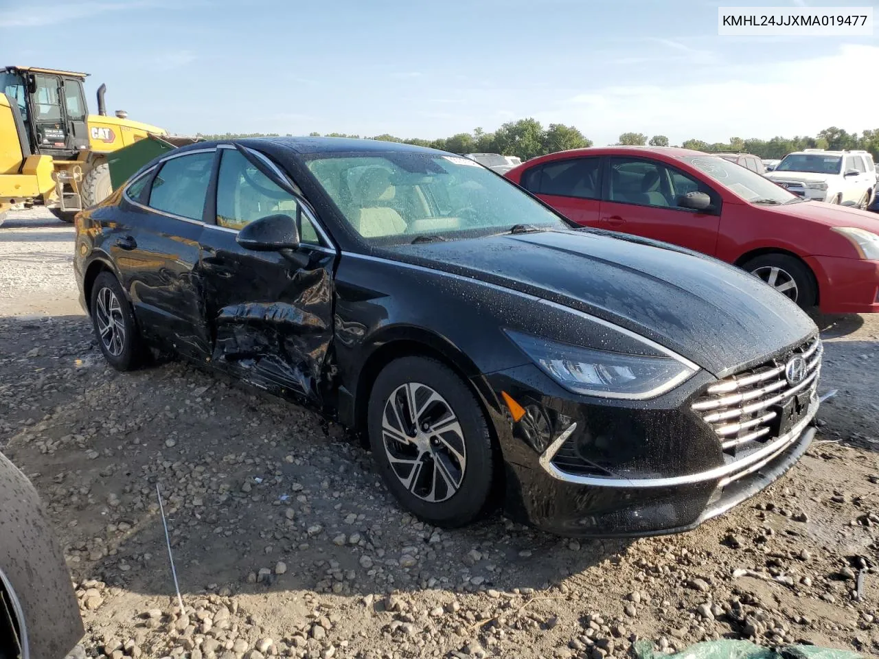 2021 Hyundai Sonata Hybrid VIN: KMHL24JJXMA019477 Lot: 68733154