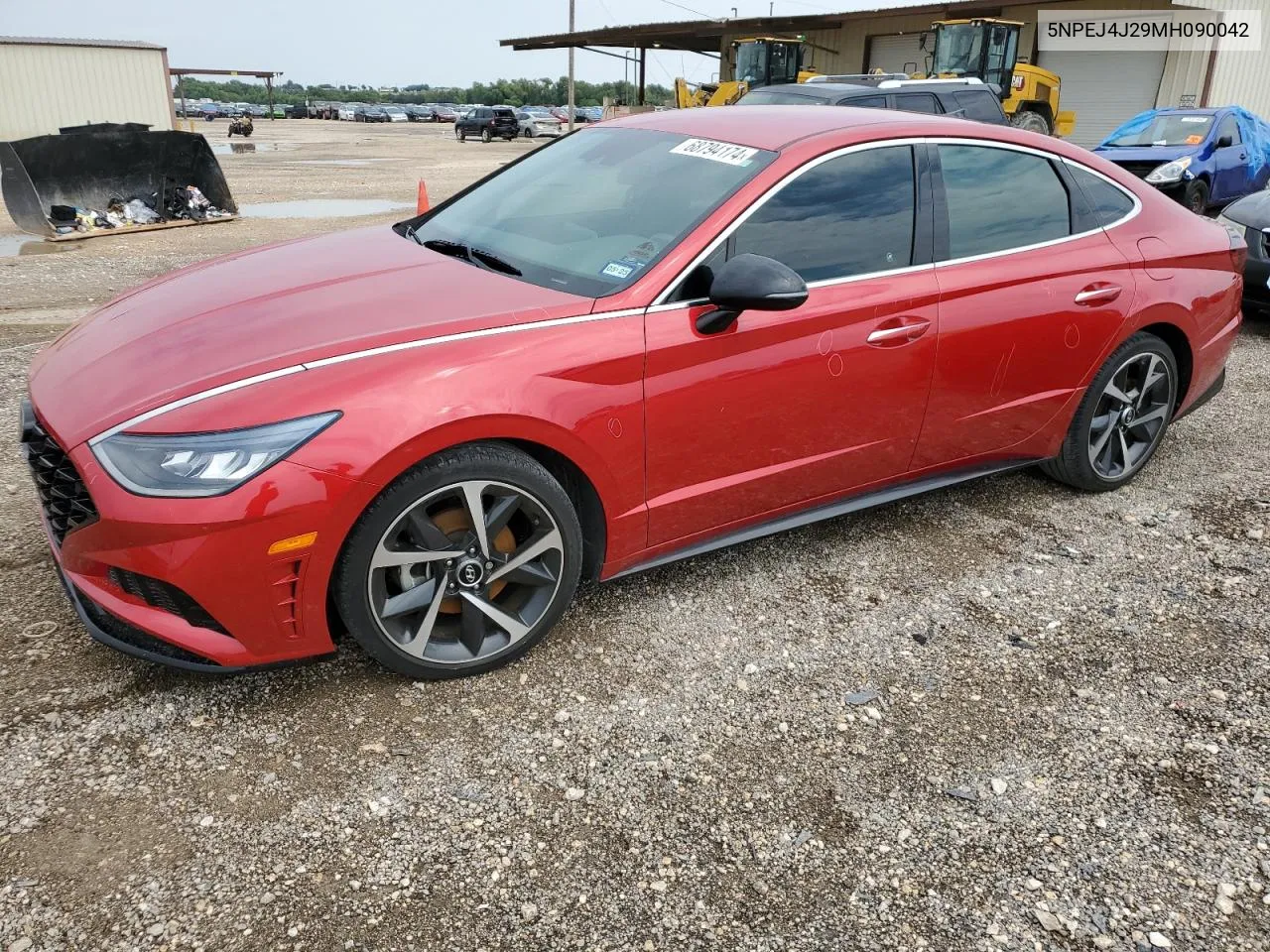 2021 Hyundai Sonata Sel Plus VIN: 5NPEJ4J29MH090042 Lot: 68794174