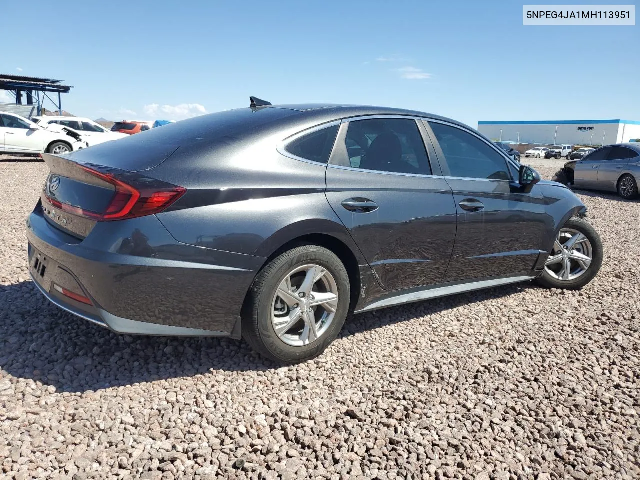 2021 Hyundai Sonata Se VIN: 5NPEG4JA1MH113951 Lot: 68892674