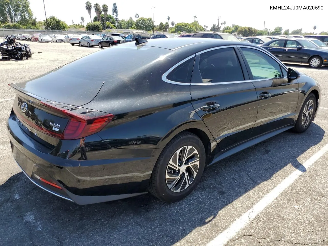 2021 Hyundai Sonata Hybrid VIN: KMHL24JJ0MA020590 Lot: 68940784