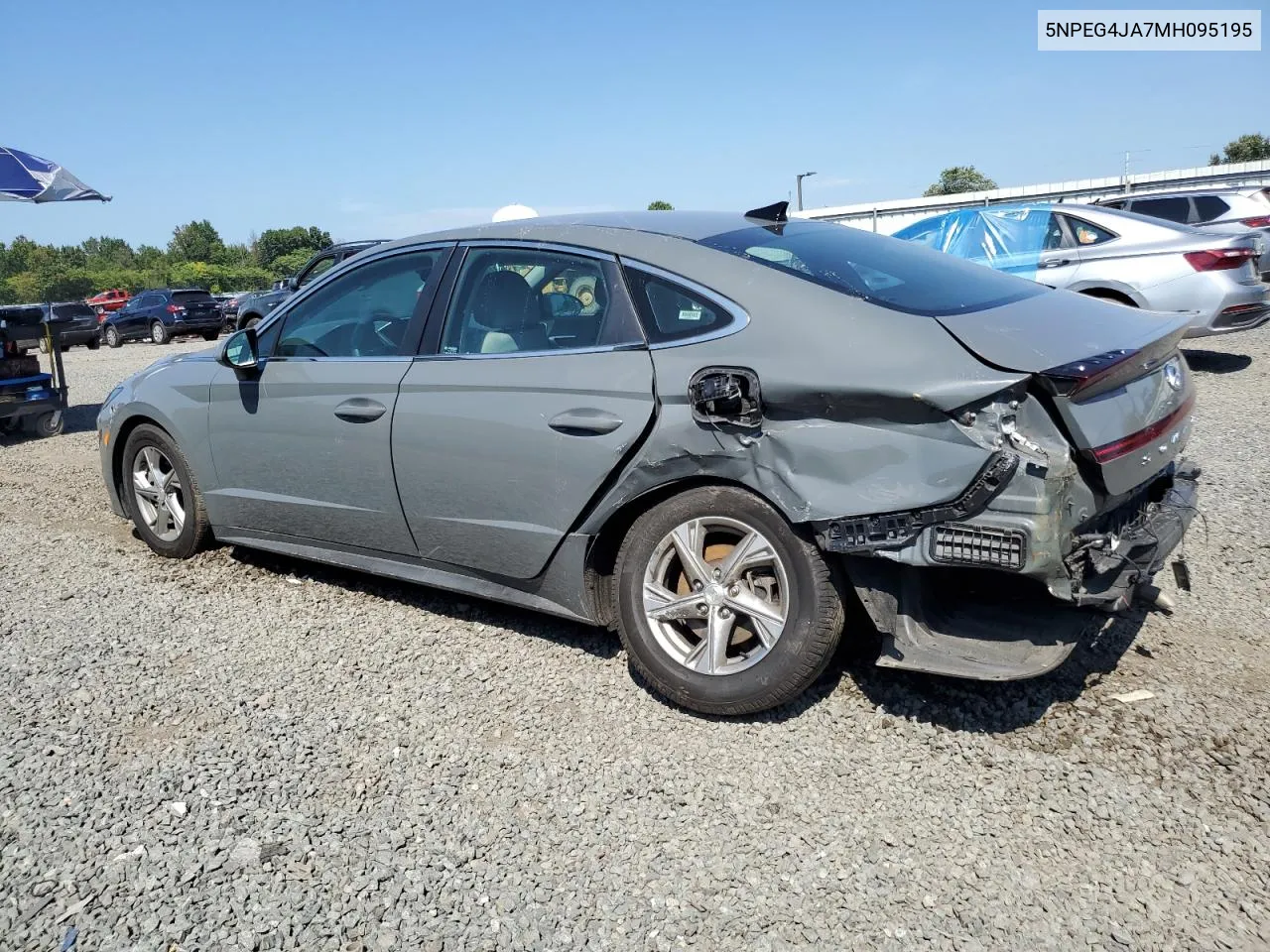 5NPEG4JA7MH095195 2021 Hyundai Sonata Se