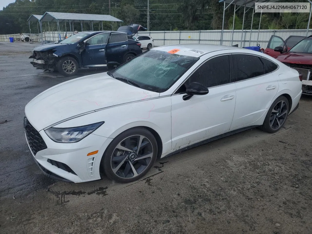 2021 Hyundai Sonata Sel Plus VIN: 5NPEJ4J29MH067120 Lot: 69639274