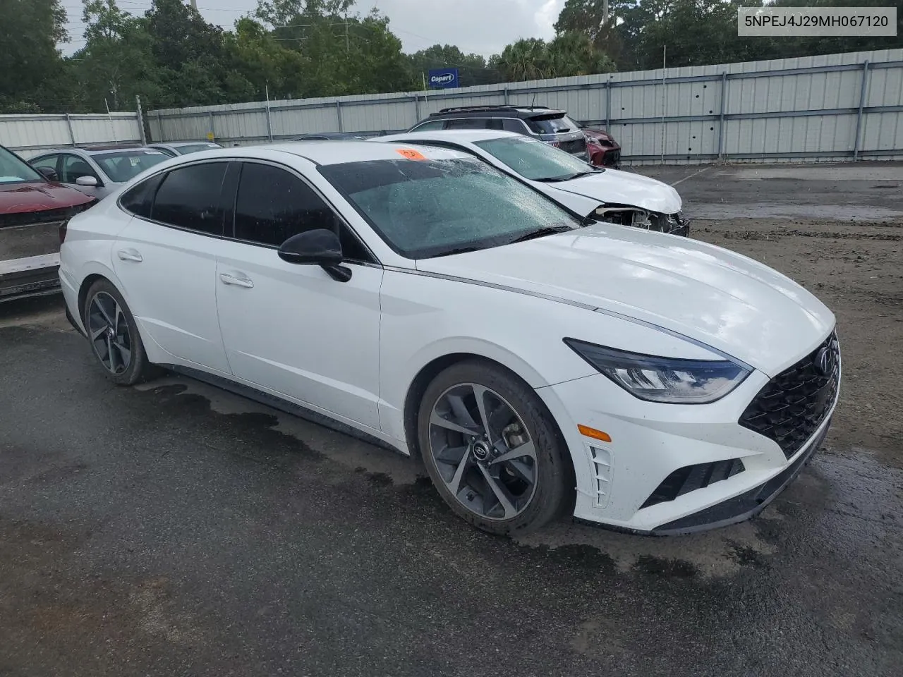 2021 Hyundai Sonata Sel Plus VIN: 5NPEJ4J29MH067120 Lot: 69639274