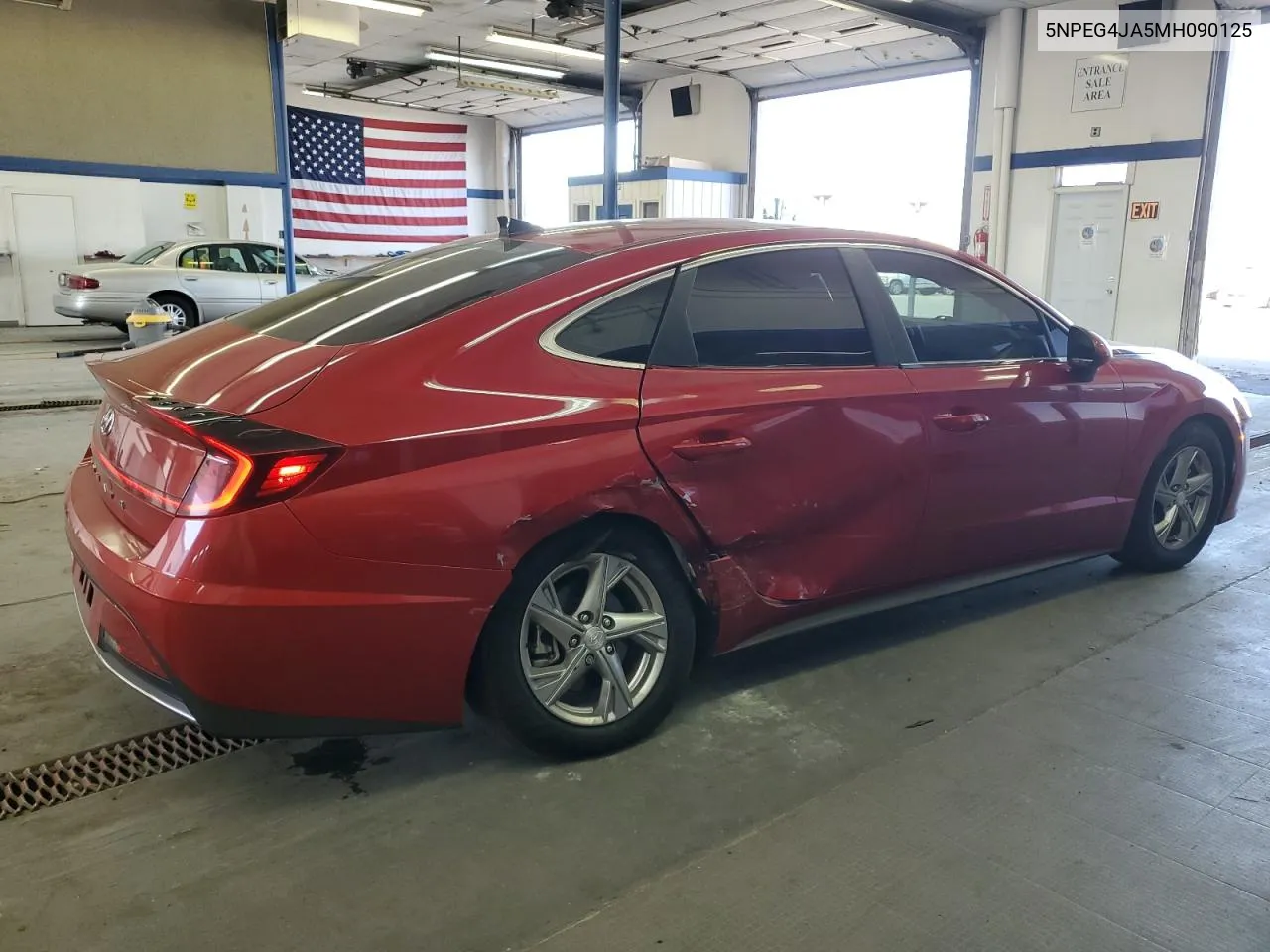 2021 Hyundai Sonata Se VIN: 5NPEG4JA5MH090125 Lot: 69696044