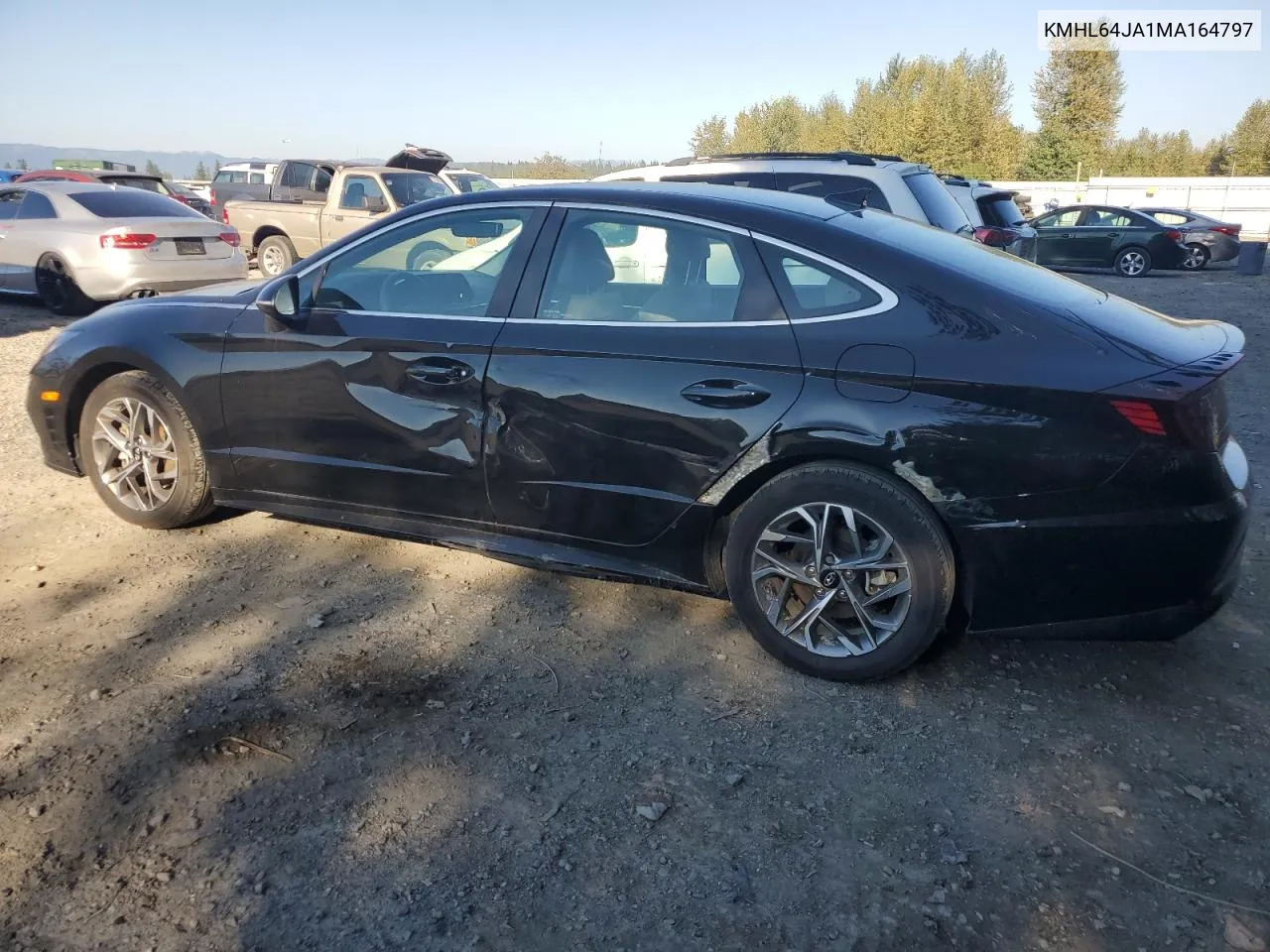 2021 Hyundai Sonata Sel VIN: KMHL64JA1MA164797 Lot: 69861954