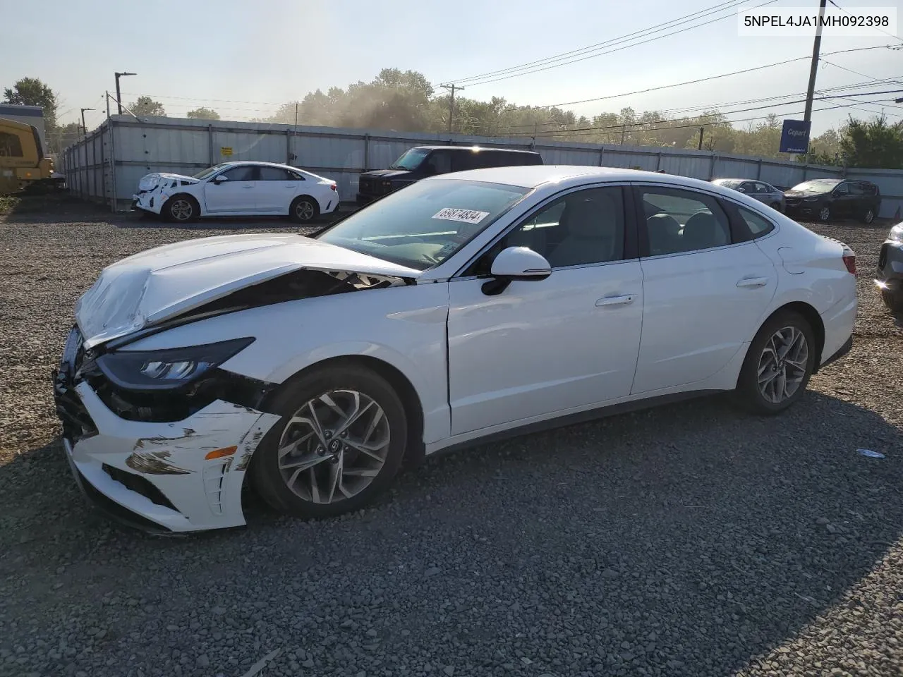 5NPEL4JA1MH092398 2021 Hyundai Sonata Sel