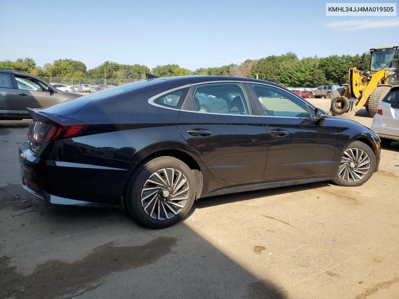 2021 Hyundai Sonata Hybrid VIN: KMHL34JJ4MA019505 Lot: 70425134