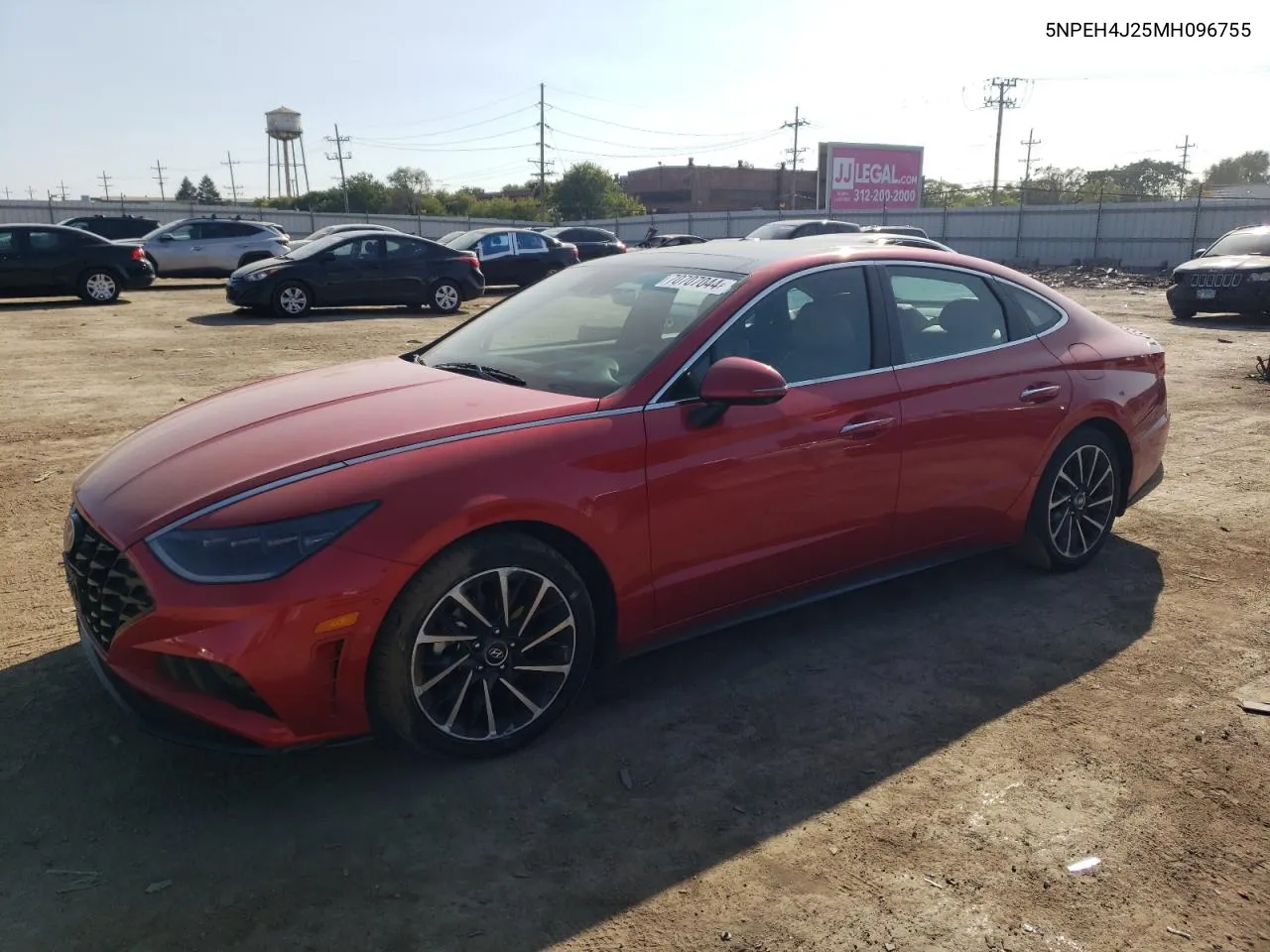 2021 Hyundai Sonata Limited VIN: 5NPEH4J25MH096755 Lot: 70707044