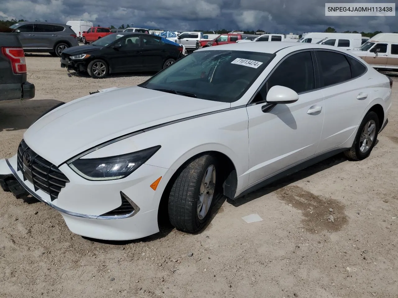 2021 Hyundai Sonata Se VIN: 5NPEG4JA0MH113438 Lot: 71013424