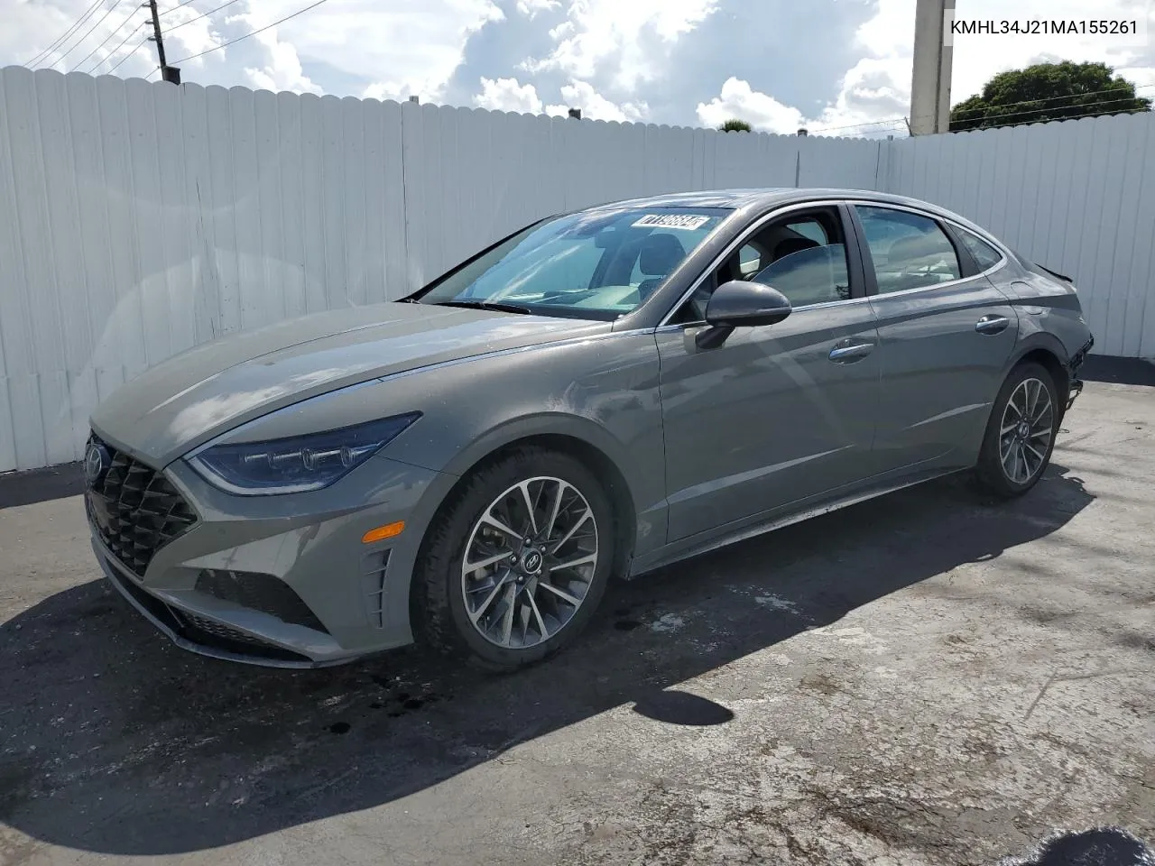 2021 Hyundai Sonata Limited VIN: KMHL34J21MA155261 Lot: 71196684