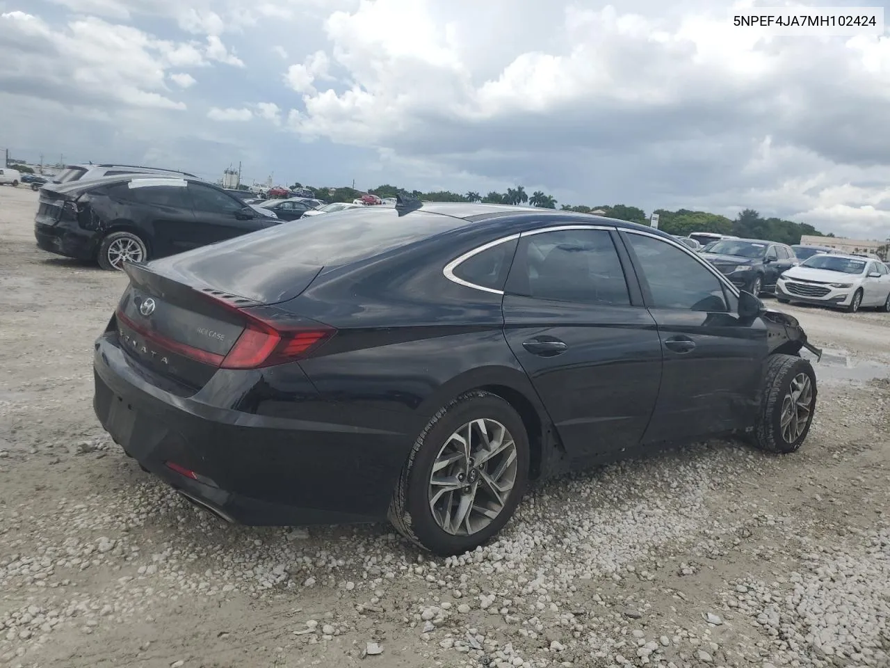 2021 Hyundai Sonata Sel VIN: 5NPEF4JA7MH102424 Lot: 71266794