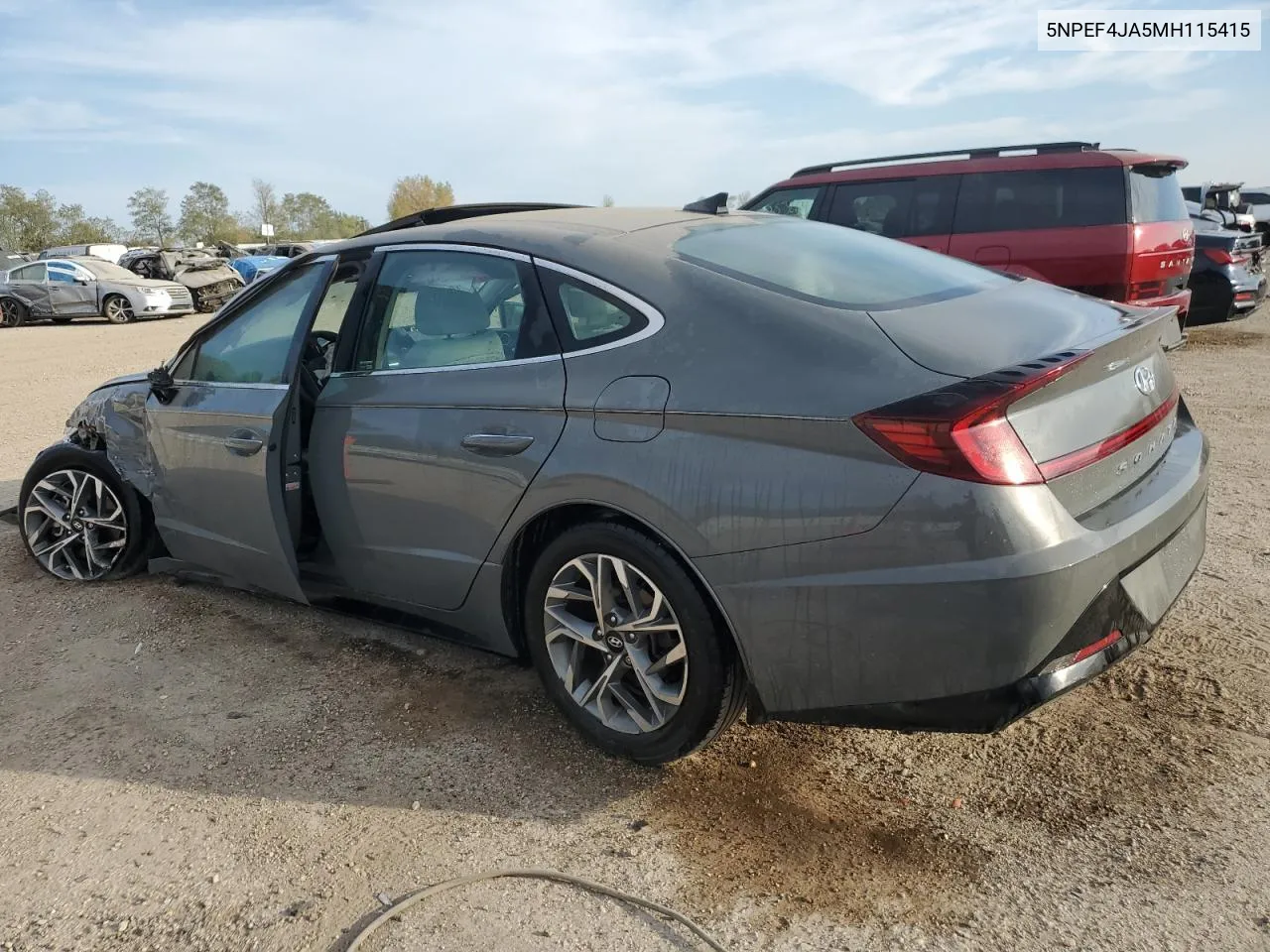 2021 Hyundai Sonata Sel VIN: 5NPEF4JA5MH115415 Lot: 71312224