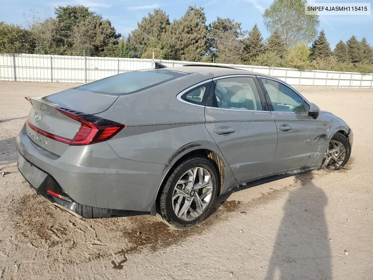 2021 Hyundai Sonata Sel VIN: 5NPEF4JA5MH115415 Lot: 71312224