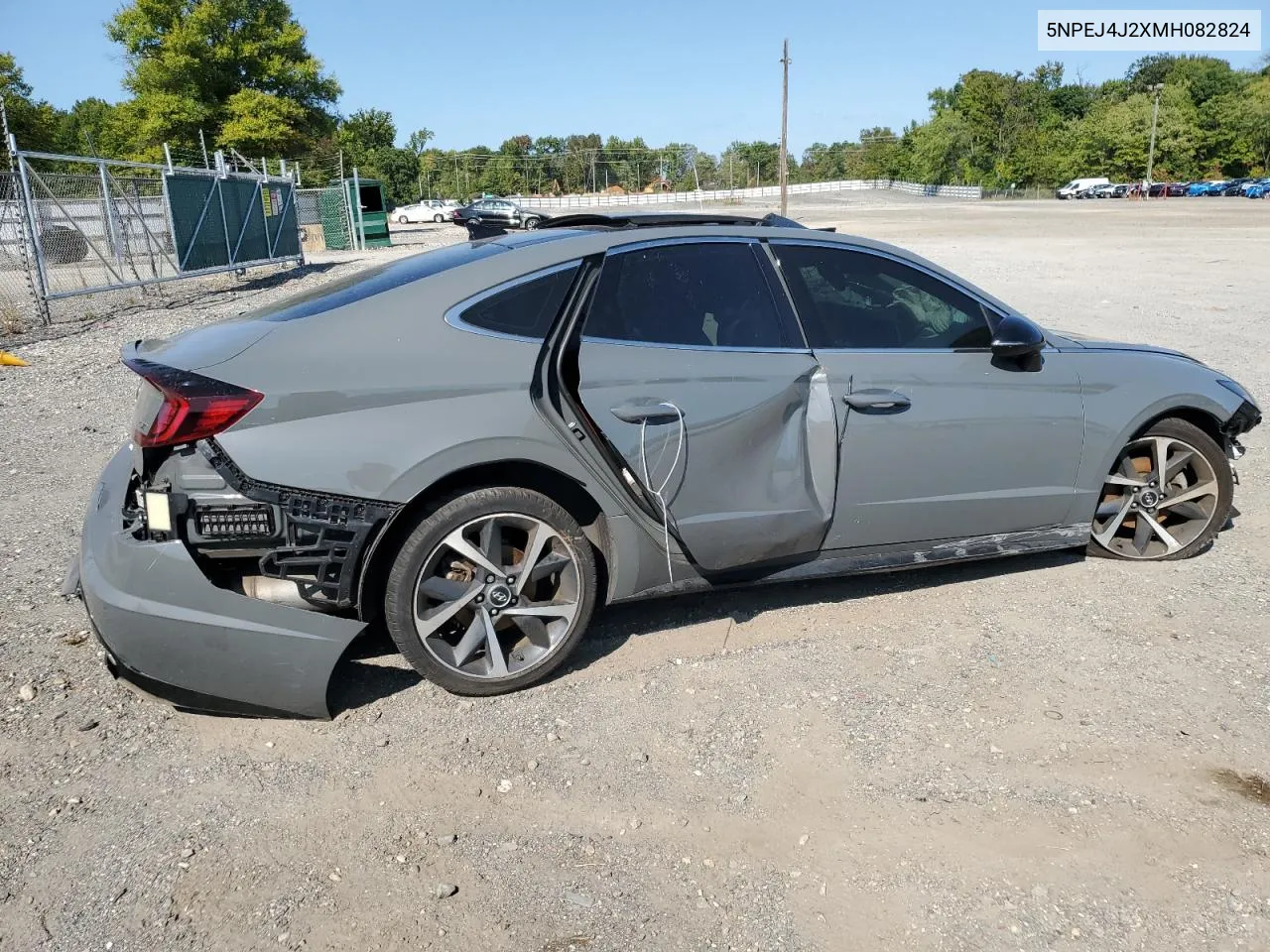 2021 Hyundai Sonata Sel Plus VIN: 5NPEJ4J2XMH082824 Lot: 71537994