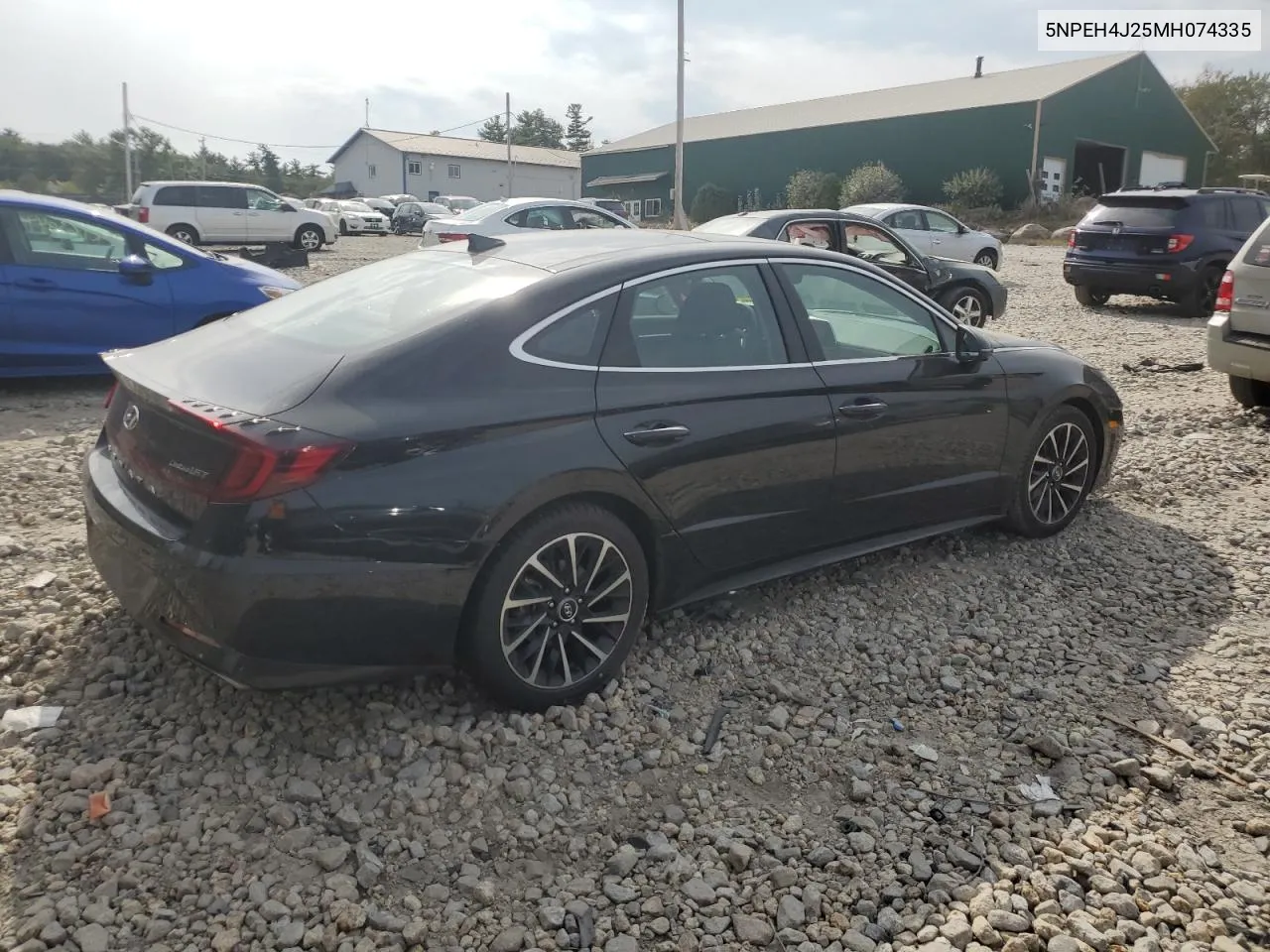 2021 Hyundai Sonata Limited VIN: 5NPEH4J25MH074335 Lot: 72044594