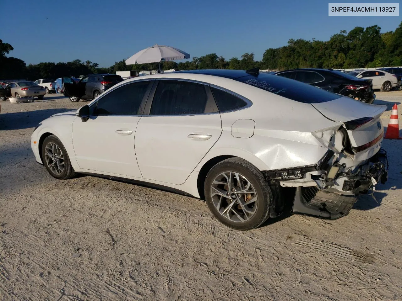 2021 Hyundai Sonata Sel VIN: 5NPEF4JA0MH113927 Lot: 72323834