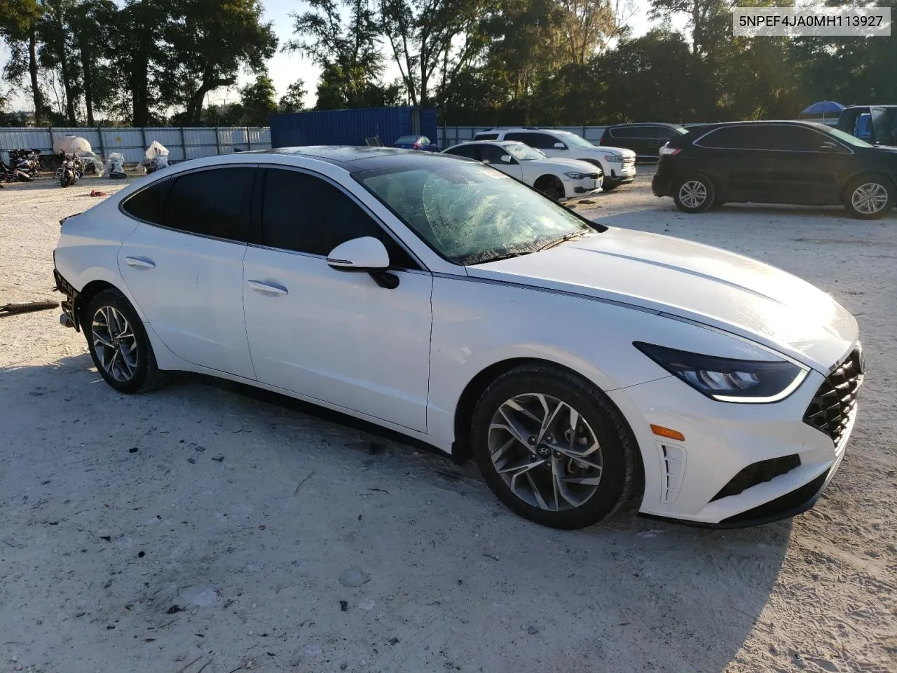 2021 Hyundai Sonata Sel VIN: 5NPEF4JA0MH113927 Lot: 72323834