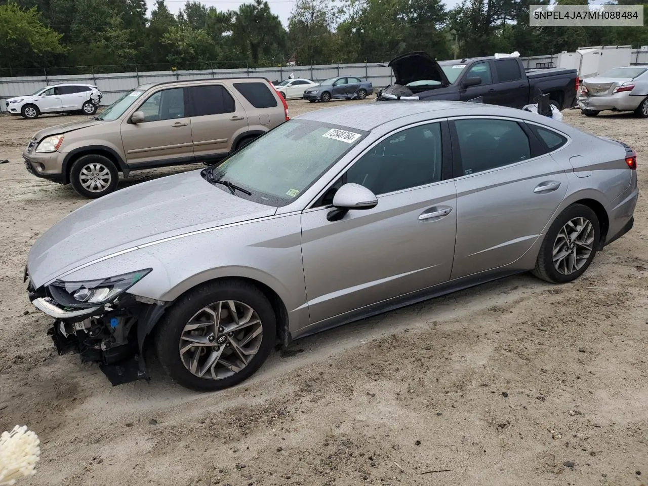 2021 Hyundai Sonata Sel VIN: 5NPEL4JA7MH088484 Lot: 72548764