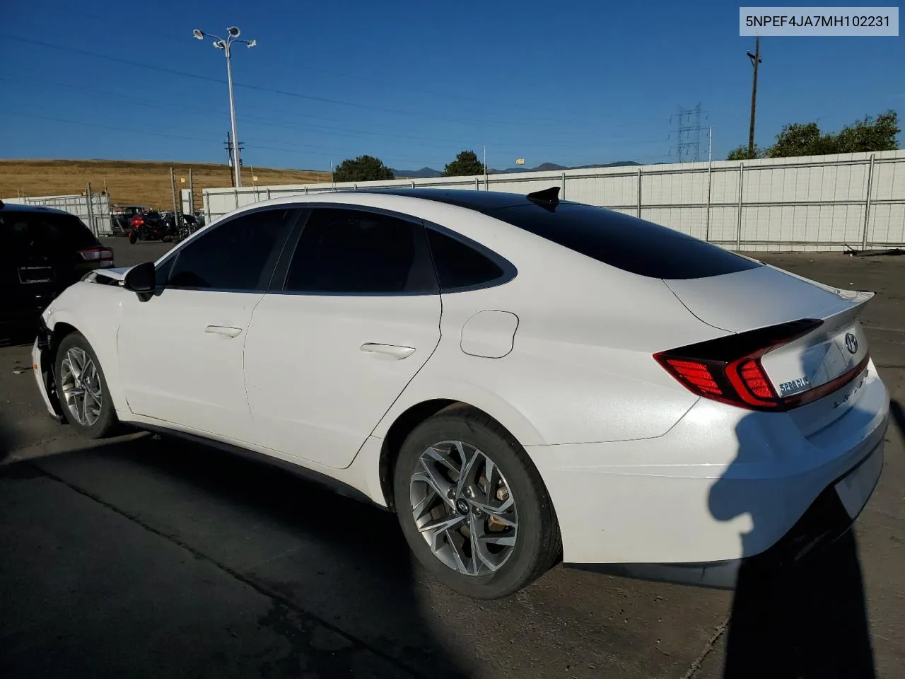 2021 Hyundai Sonata Sel VIN: 5NPEF4JA7MH102231 Lot: 72593194