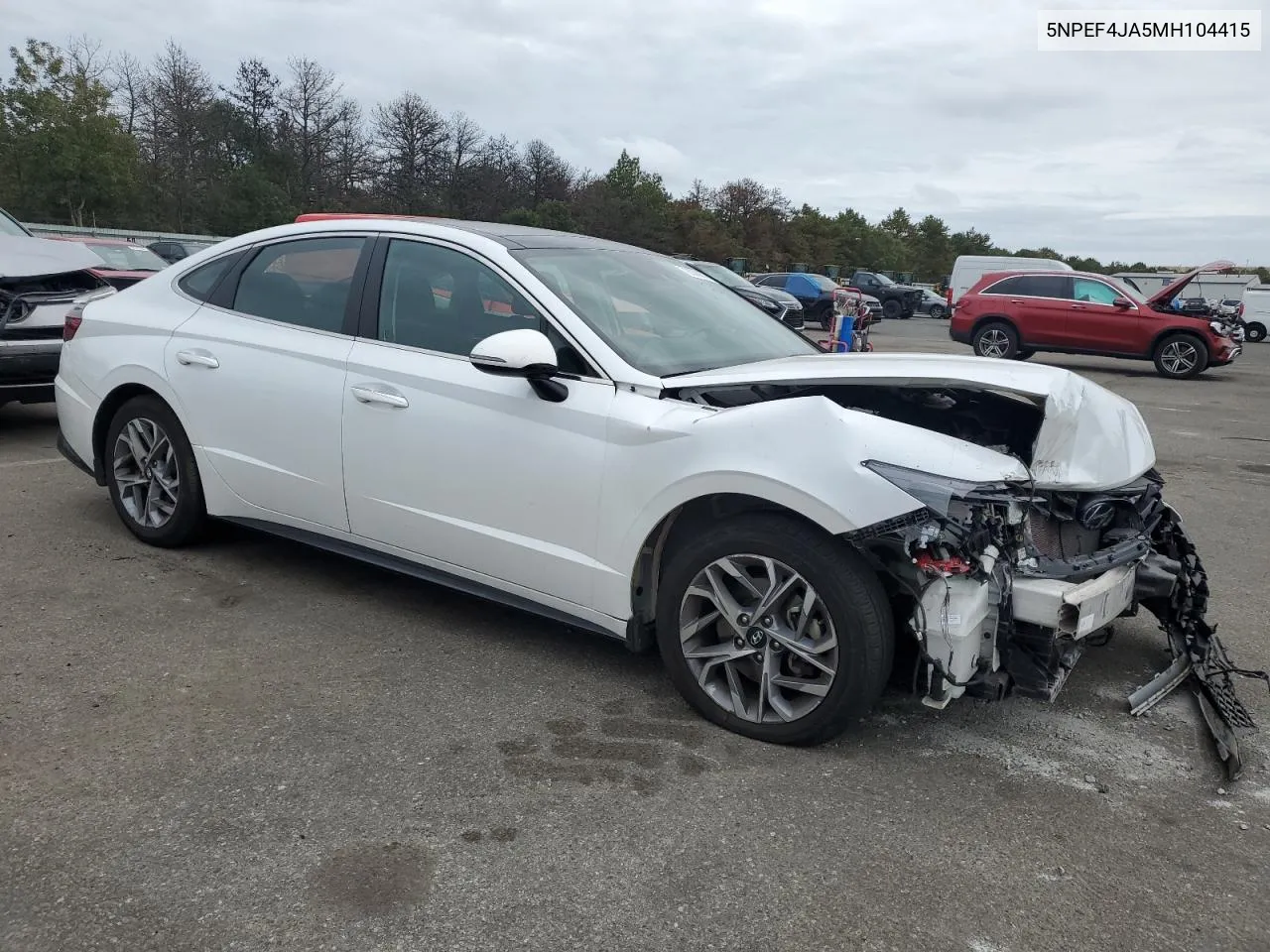 2021 Hyundai Sonata Sel VIN: 5NPEF4JA5MH104415 Lot: 72636864