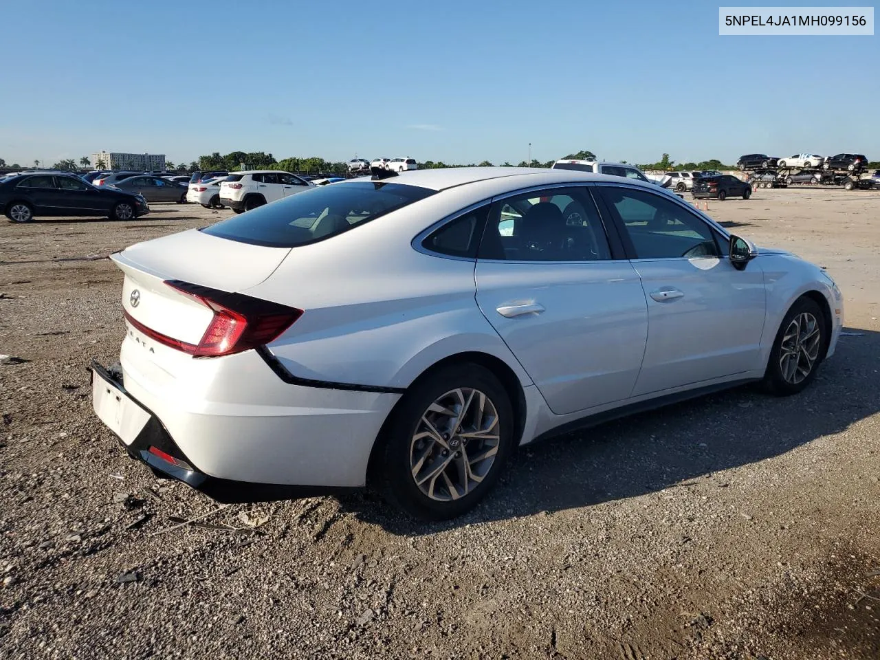 2021 Hyundai Sonata Sel VIN: 5NPEL4JA1MH099156 Lot: 72682014