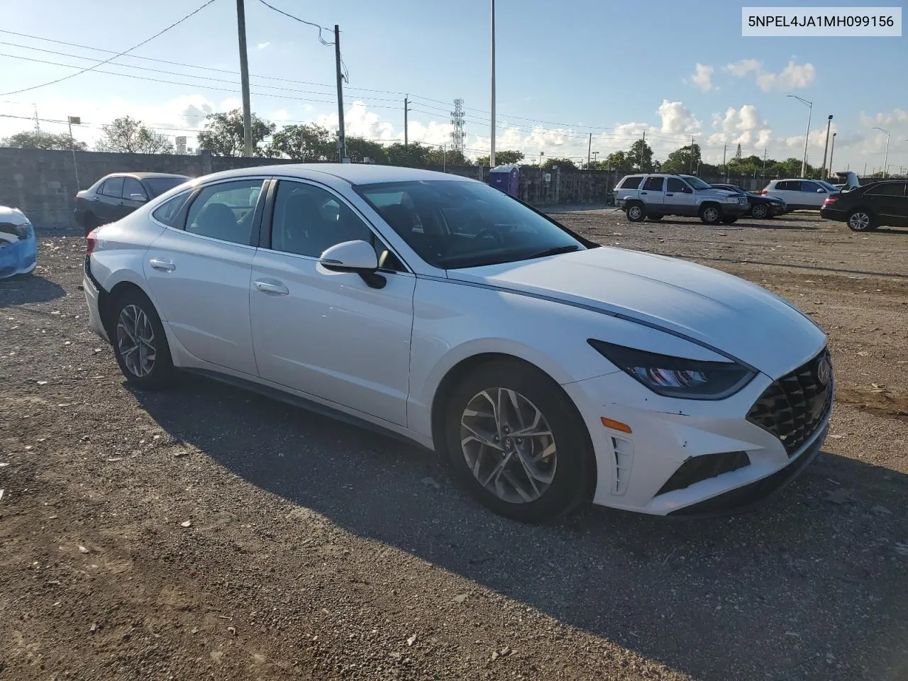 2021 Hyundai Sonata Sel VIN: 5NPEL4JA1MH099156 Lot: 72682014