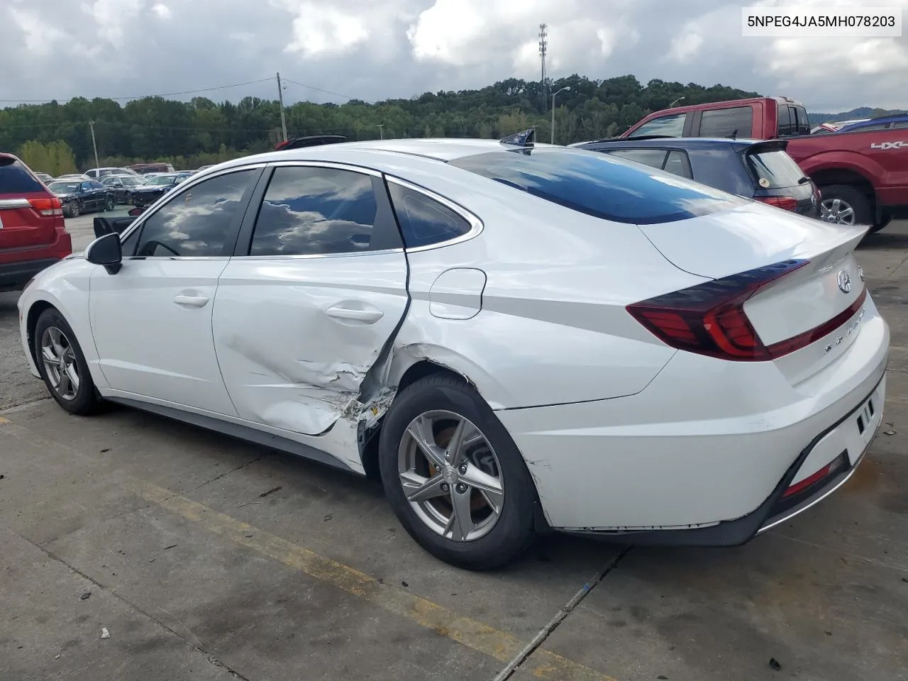 2021 Hyundai Sonata Se VIN: 5NPEG4JA5MH078203 Lot: 72709264