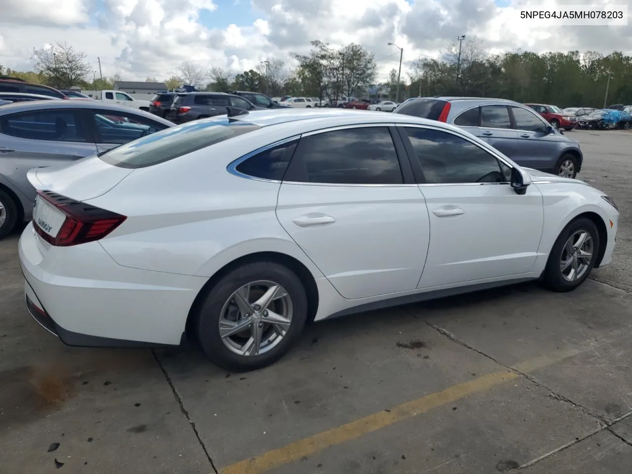 2021 Hyundai Sonata Se VIN: 5NPEG4JA5MH078203 Lot: 72709264