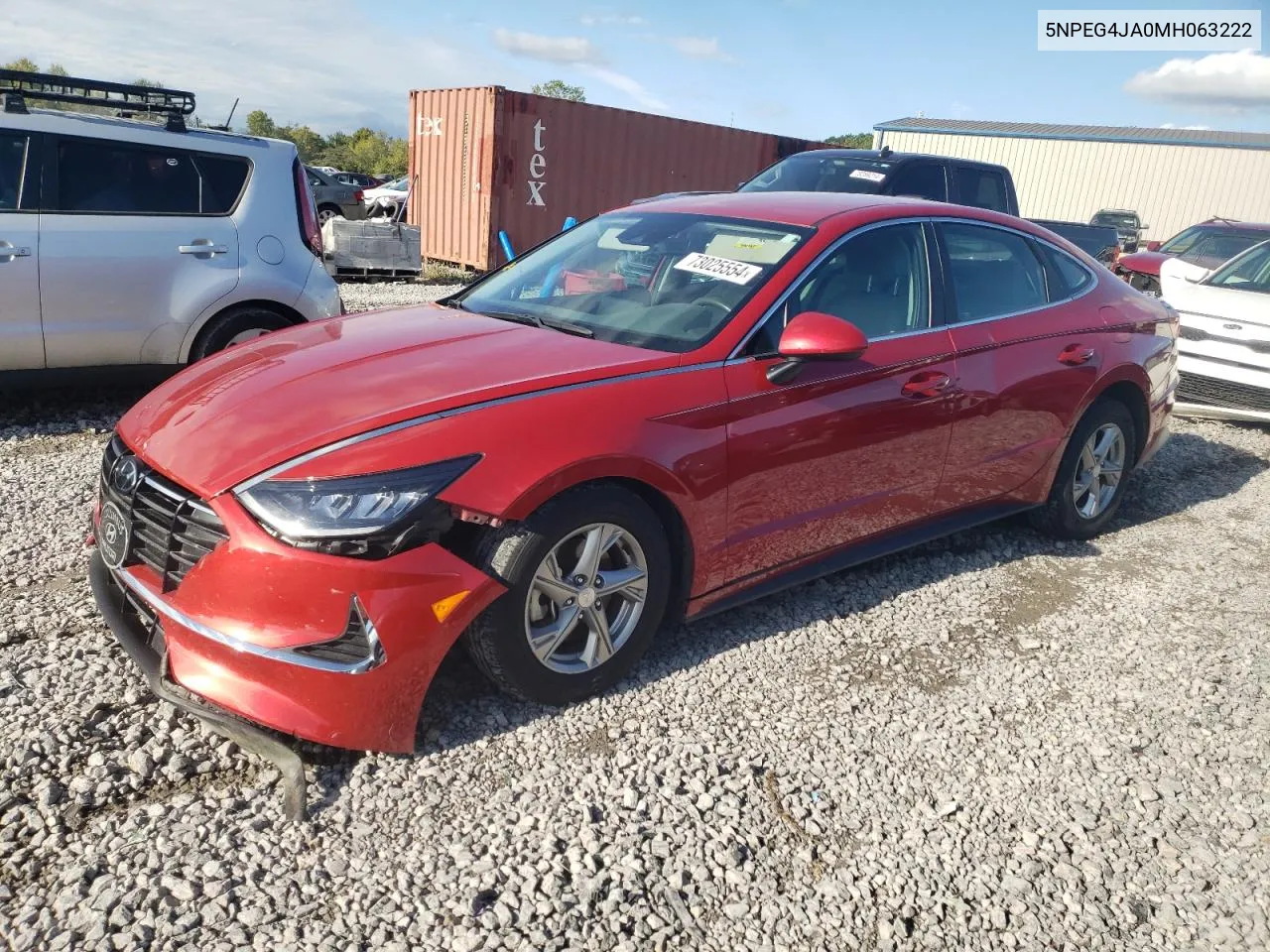 5NPEG4JA0MH063222 2021 Hyundai Sonata Se