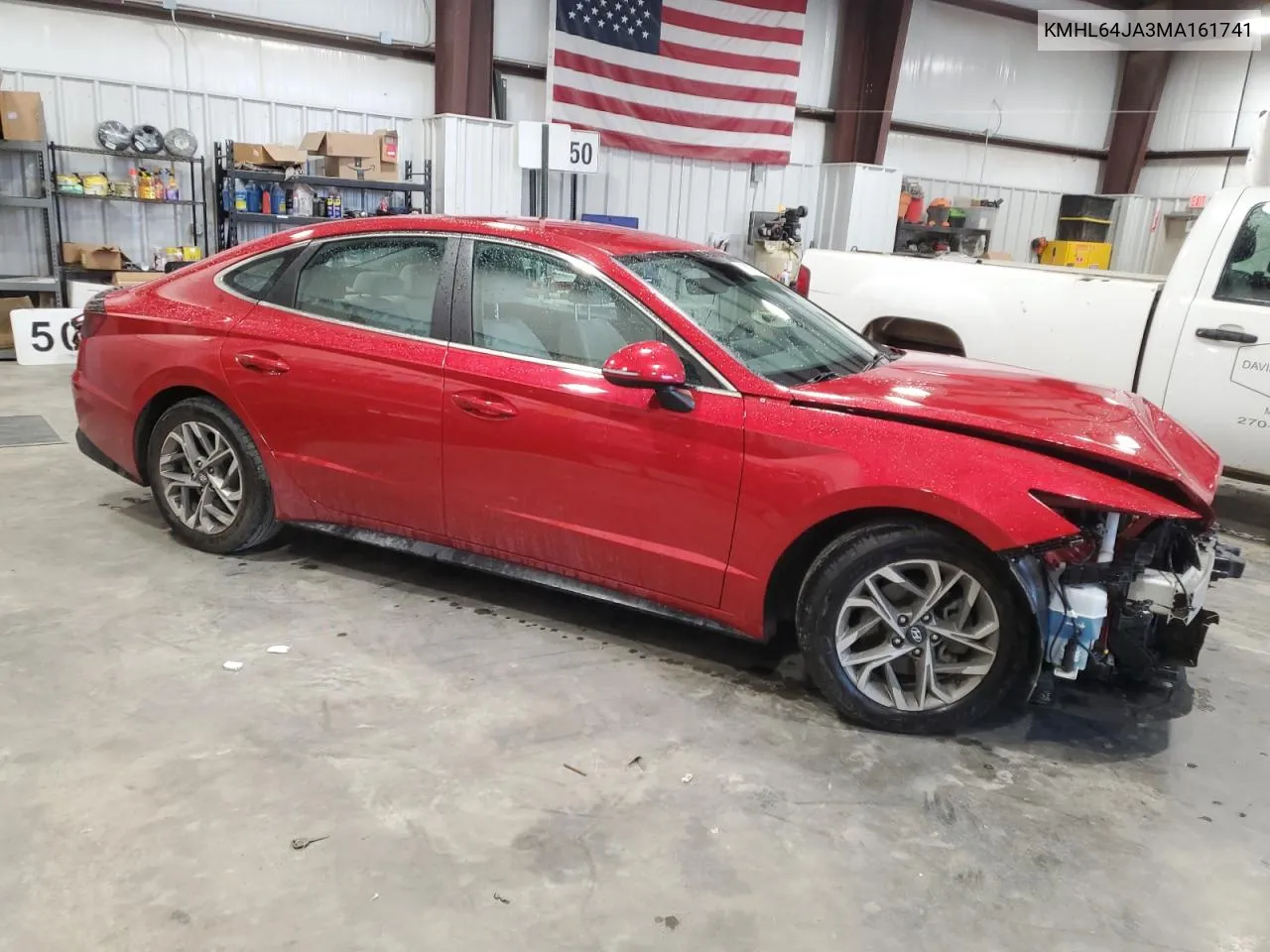 2021 Hyundai Sonata Sel VIN: KMHL64JA3MA161741 Lot: 73078114