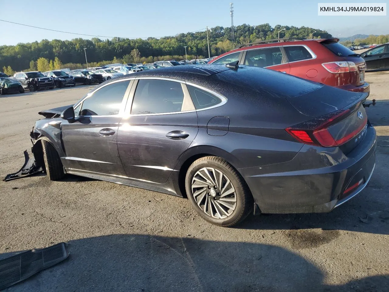 2021 Hyundai Sonata Hybrid VIN: KMHL34JJ9MA019824 Lot: 73162354