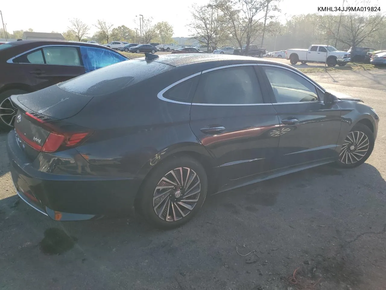 2021 Hyundai Sonata Hybrid VIN: KMHL34JJ9MA019824 Lot: 73162354