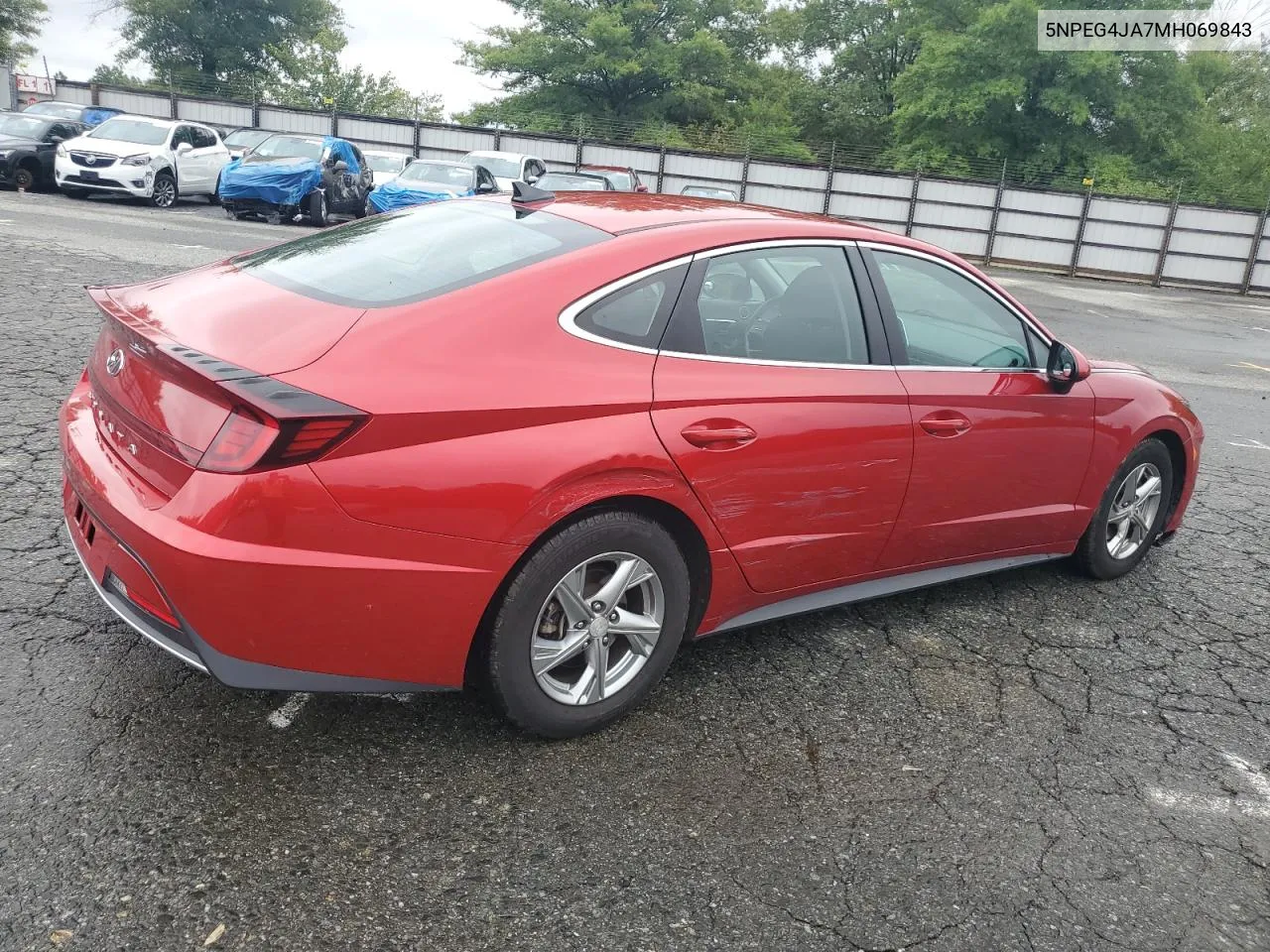 2021 Hyundai Sonata Se VIN: 5NPEG4JA7MH069843 Lot: 73221544