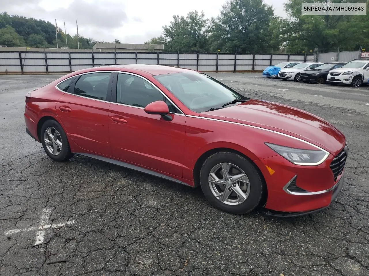 2021 Hyundai Sonata Se VIN: 5NPEG4JA7MH069843 Lot: 73221544