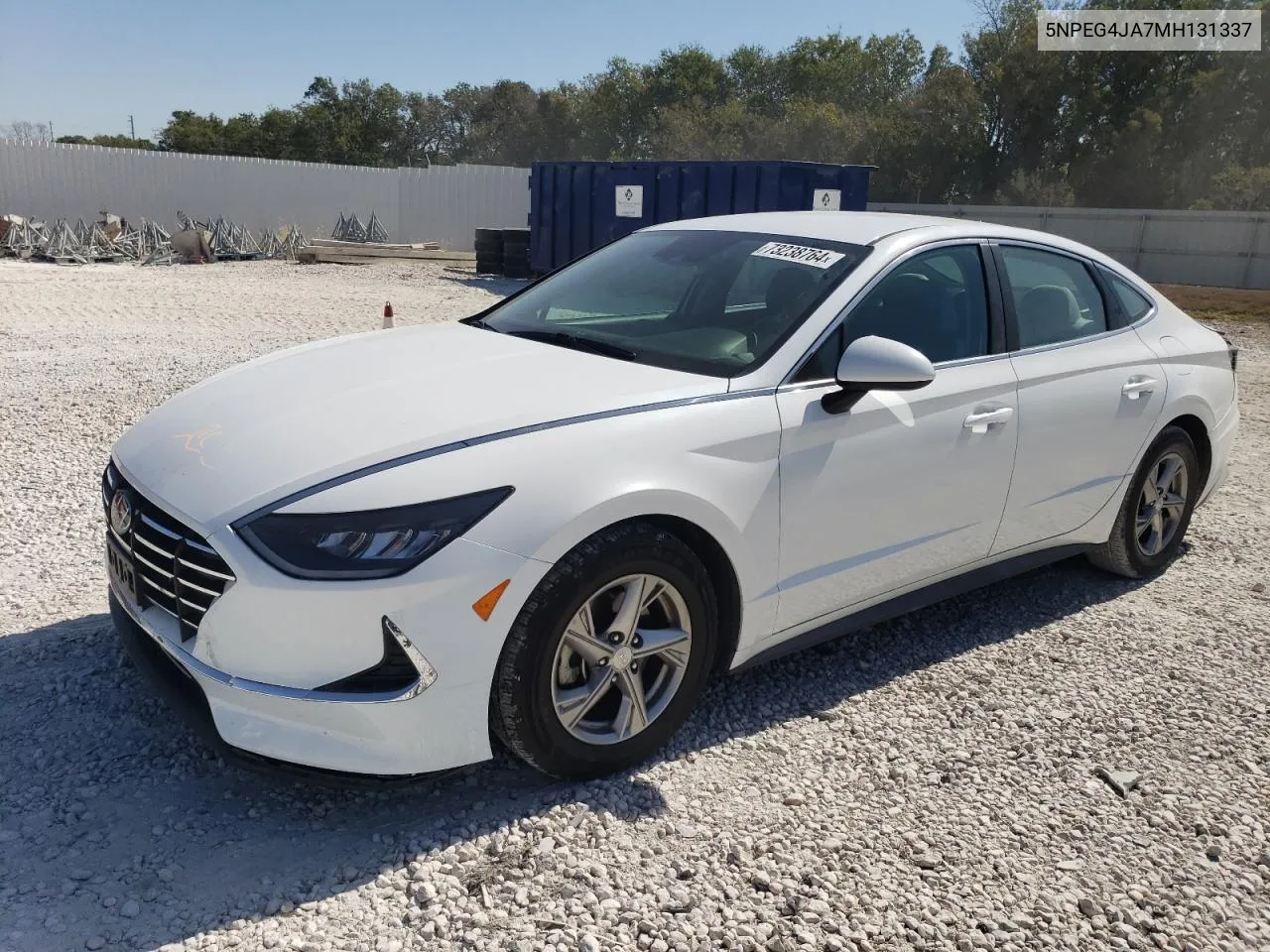 2021 Hyundai Sonata Se VIN: 5NPEG4JA7MH131337 Lot: 73238764