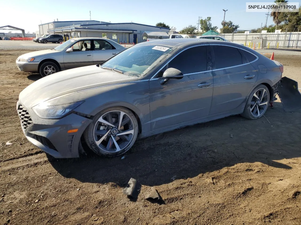 2021 Hyundai Sonata Sel Plus VIN: 5NPEJ4J26MH117908 Lot: 73328254