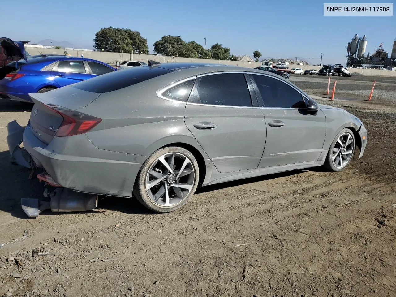 2021 Hyundai Sonata Sel Plus VIN: 5NPEJ4J26MH117908 Lot: 73328254