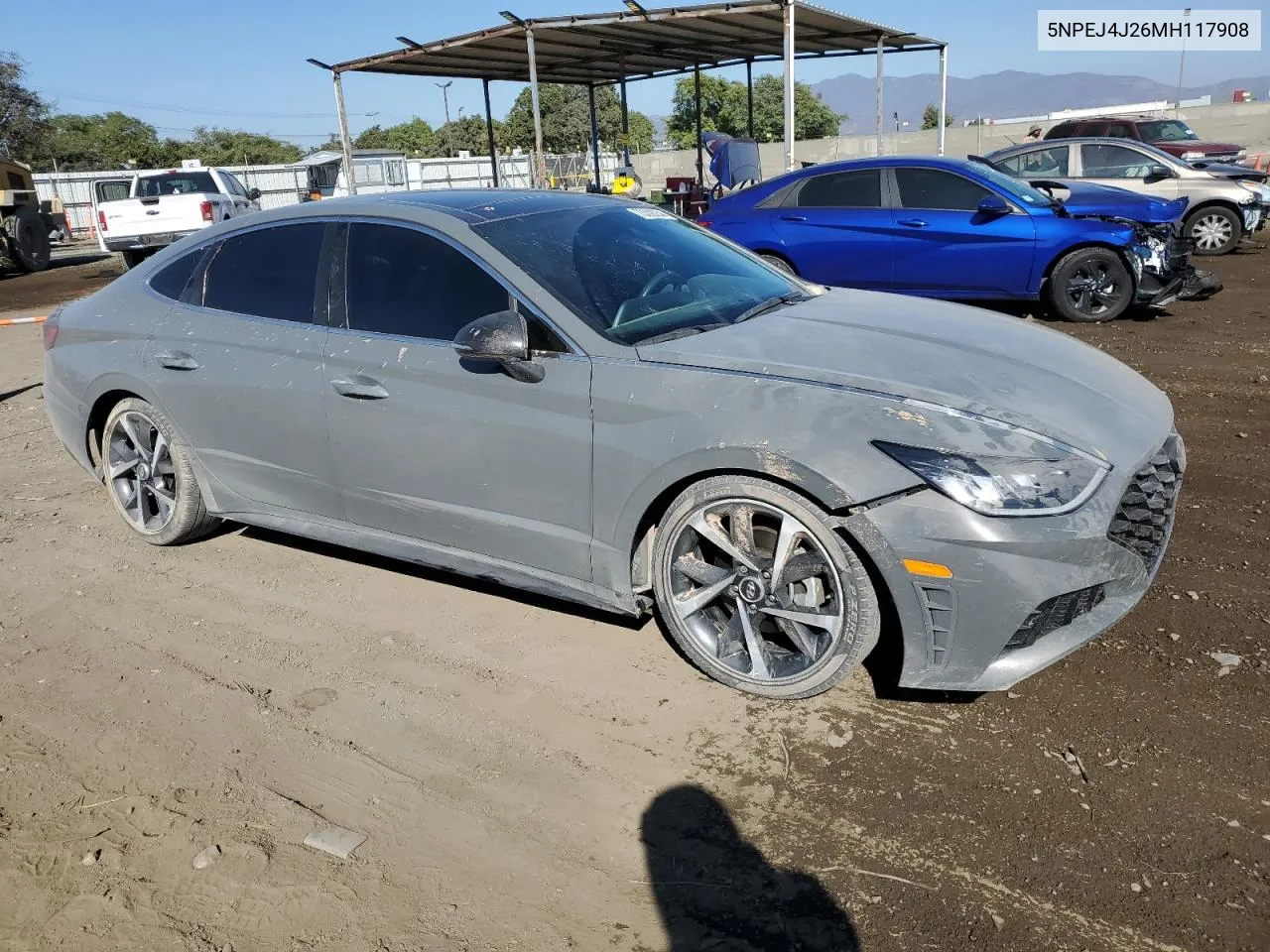 2021 Hyundai Sonata Sel Plus VIN: 5NPEJ4J26MH117908 Lot: 73328254