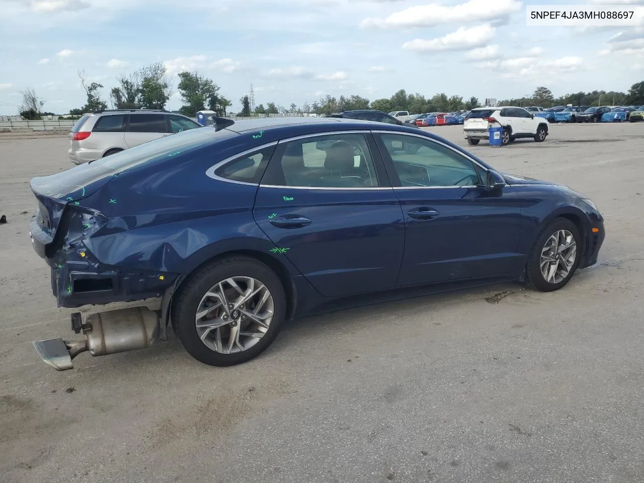 5NPEF4JA3MH088697 2021 Hyundai Sonata Sel